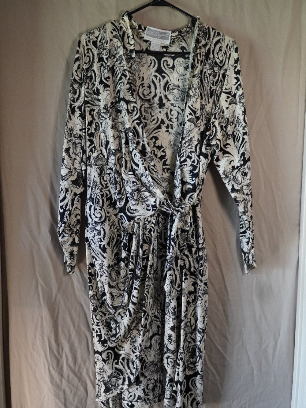 Vintage Pat Argenti silk midi dress